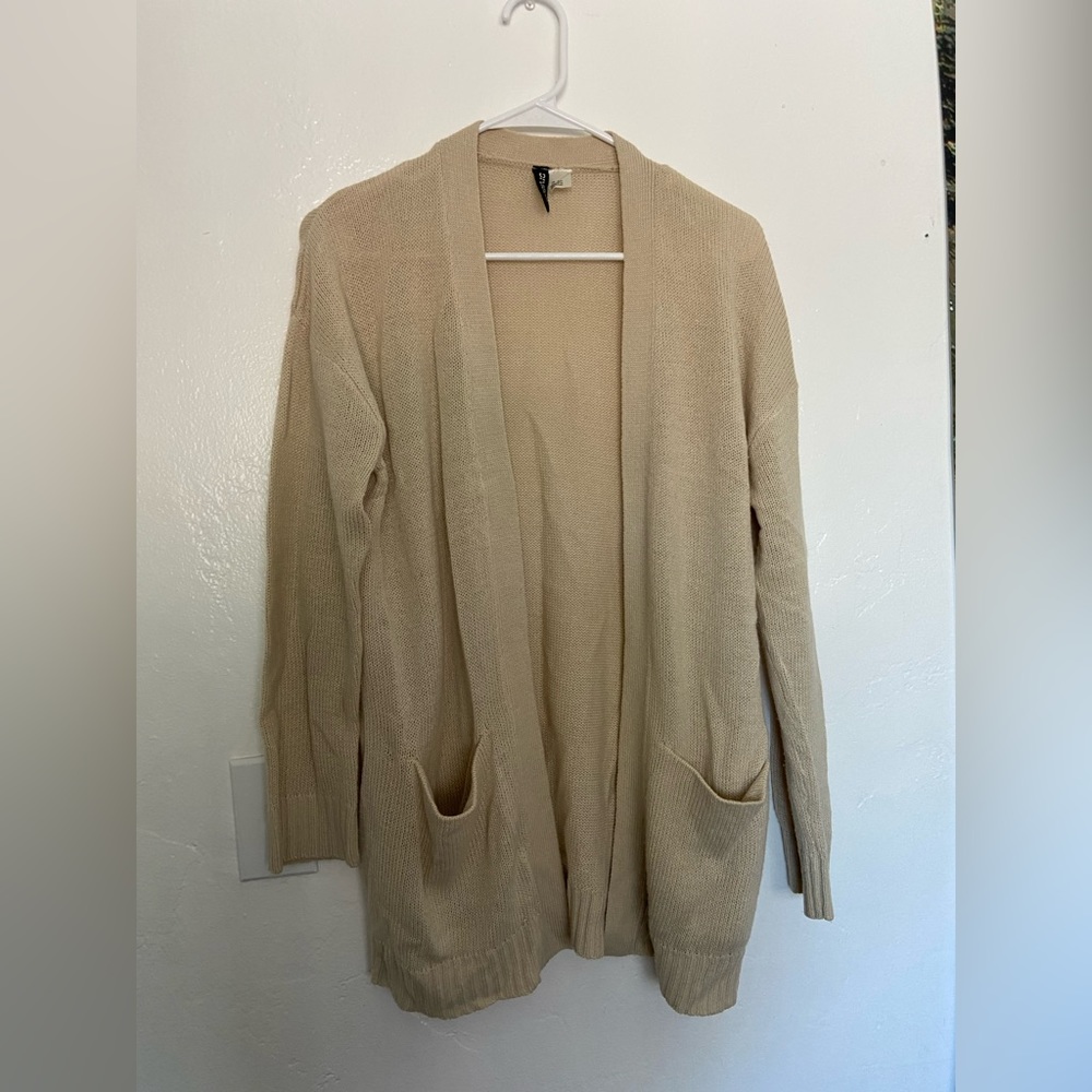 H&M S Cream Cardigan